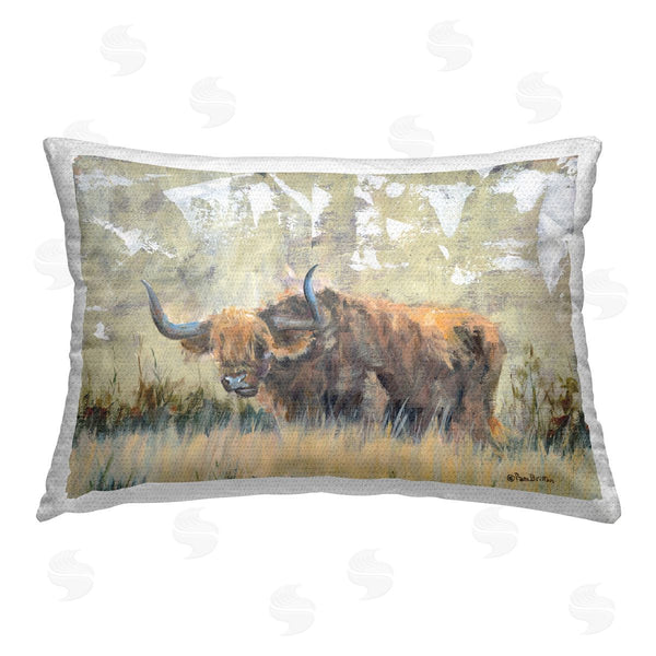 Stupell Industries Pam Britton | Rustic Patterned Longhorn