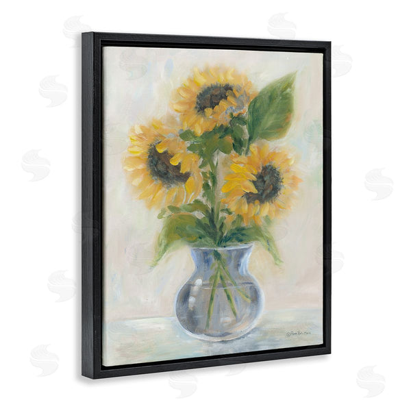 Stupell Industries Pam Britton | Soft Abstract Sunflowers Indoor Flowers Still Life Painting Wall Art