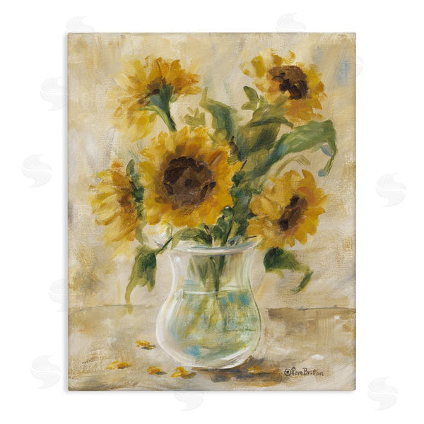 stupell industries Pam Britton | Sunflowers with Falling Petals