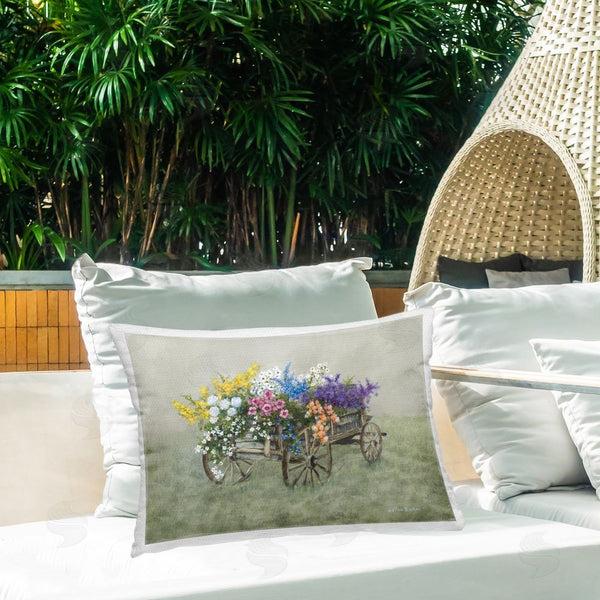 Stupell Industries Pam Britton | Wagon With Spring Blooms