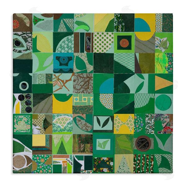stupell industries Pamela Fingado | Green Geometric Collage