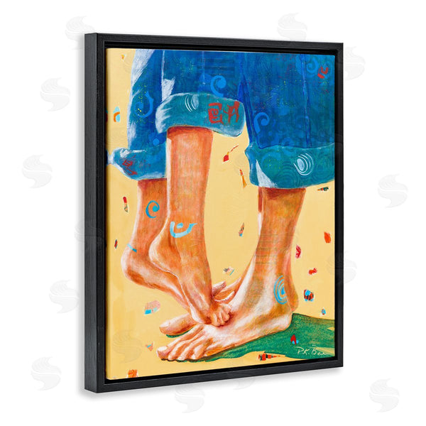 Stupell Industries Pamela K. Beer | Standing On Tiptoes Dancing In Cuffed Jeans