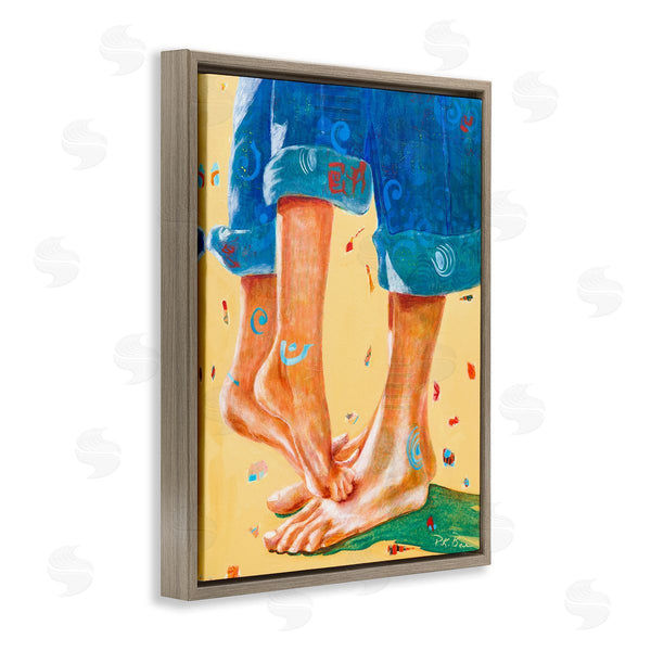 Stupell Industries Pamela K. Beer | Standing On Tiptoes Dancing In Cuffed Jeans