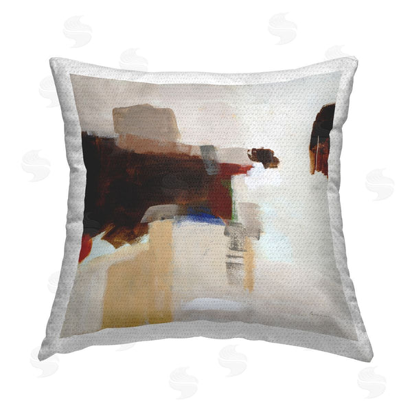 Stupell Industries Pamela Munger | American Rust Abstraction Printed Throw Pillow