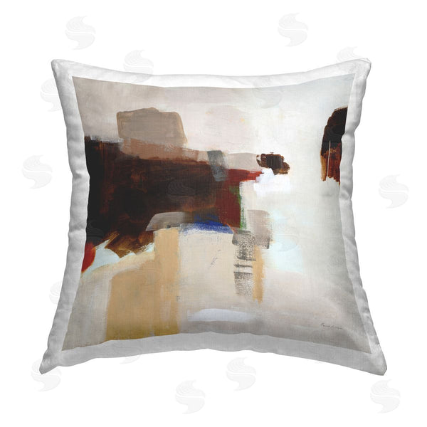 stupell industries Pamela Munger | American Rust Abstraction Printed Throw Pillow