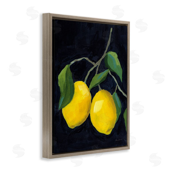 Stupell Industries Pamela Munger | Two Lemons On Black