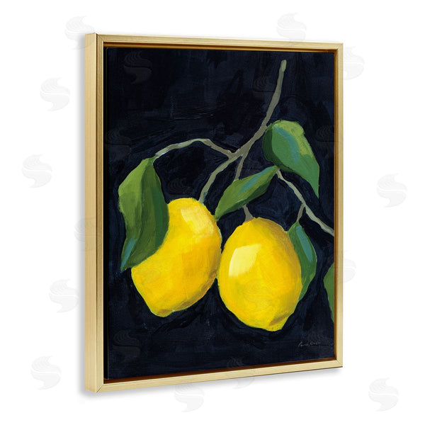 Stupell Industries Pamela Munger | Two Lemons On Black