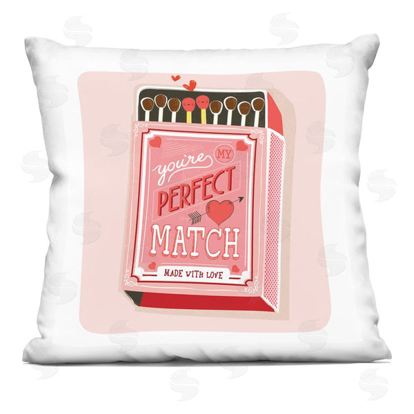 stupell industries Pan Georgiou | You're My Perfect Match Matchbook Printed Throw Pillow