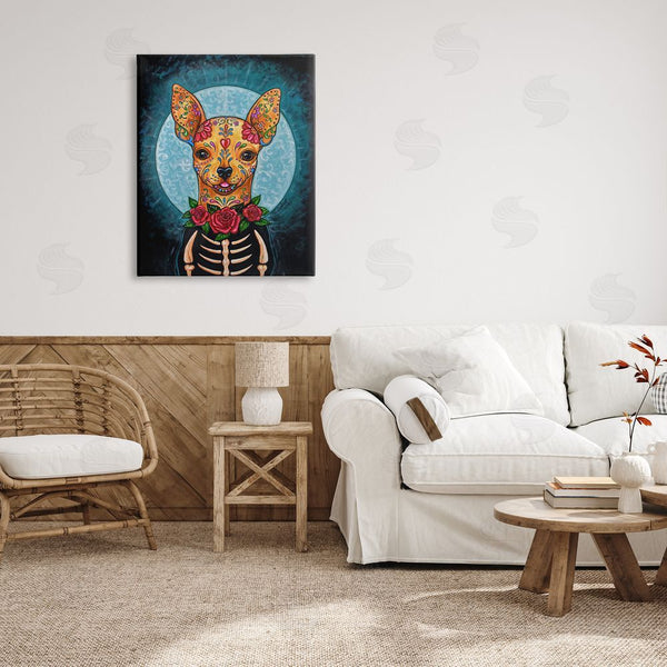 Stupell Industries Pat Cockrell | Day Of Dead Chihuahua Wall Art