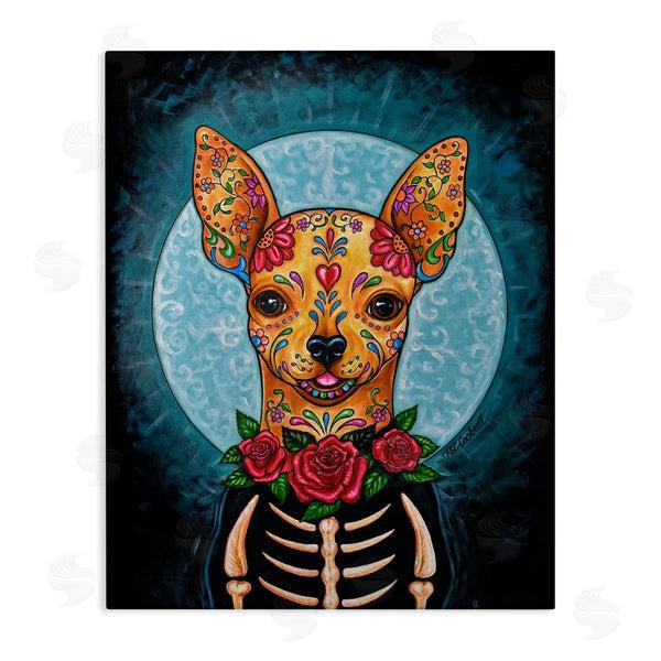 stupell industries Pat Cockrell | Day of Dead Chihuahua Wall Art