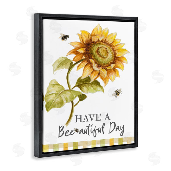 Stupell Industries Patricia Pinto | Beautiful Day Country Bee Sunflower
