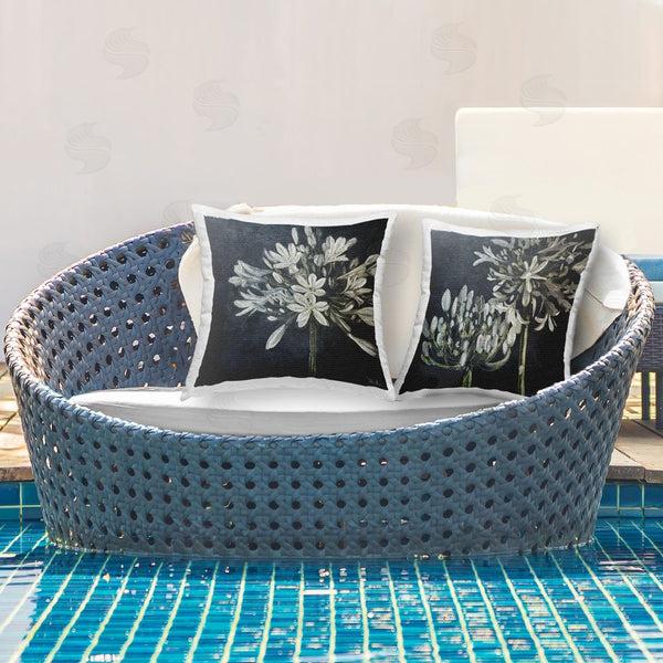 Stupell Industries Patricia Pinto | Blossoming Flower Stem Botanical Printed Throw Pillow Set
