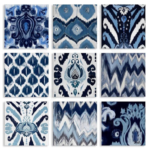 stupell industries Patricia Pinto | Blue Boho Patterns Wall Art