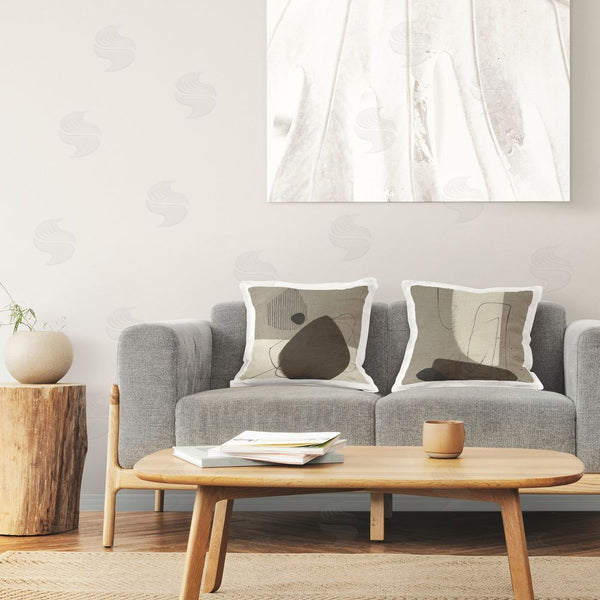 Stupell Industries Patricia Pinto | Brown Hidden Lines Printed Throw Pillow Set
