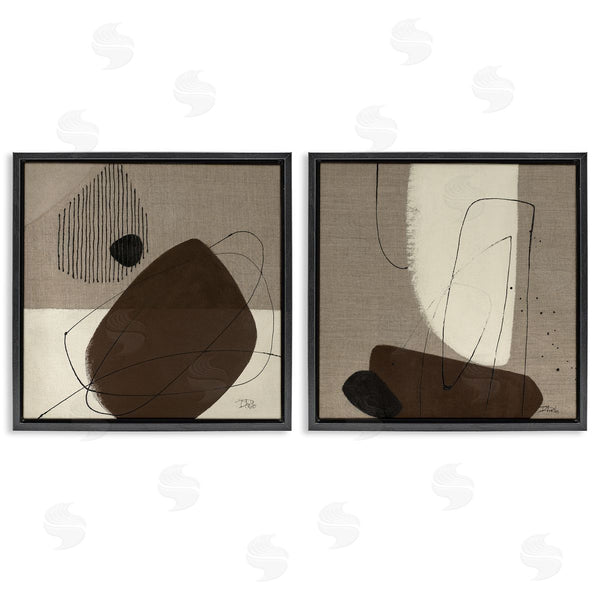 Stupell Industries Patricia Pinto | Brown Hidden Lines Wall Art