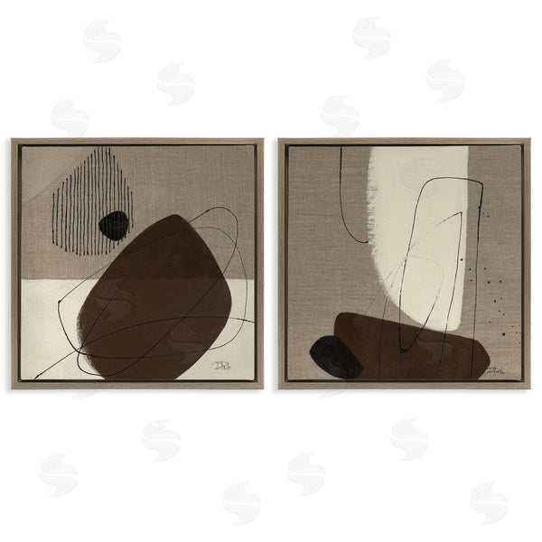Stupell Industries Patricia Pinto | Brown Hidden Lines Wall Art