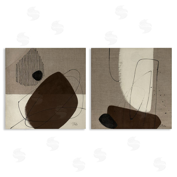 stupell industries Patricia Pinto | Brown Hidden Lines Wall Art