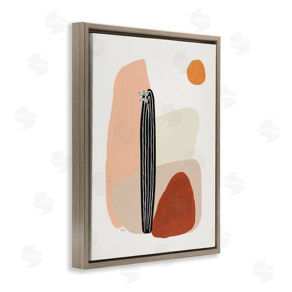Stupell Industries Patricia Pinto | Brown Terracotta Landscape Desert Cactus Flower
