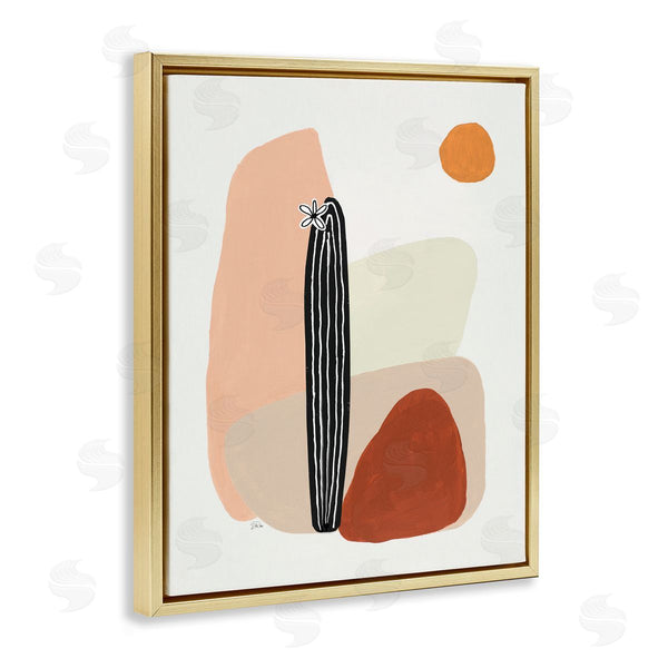 Stupell Industries Patricia Pinto | Brown Terracotta Landscape Desert Cactus Flower