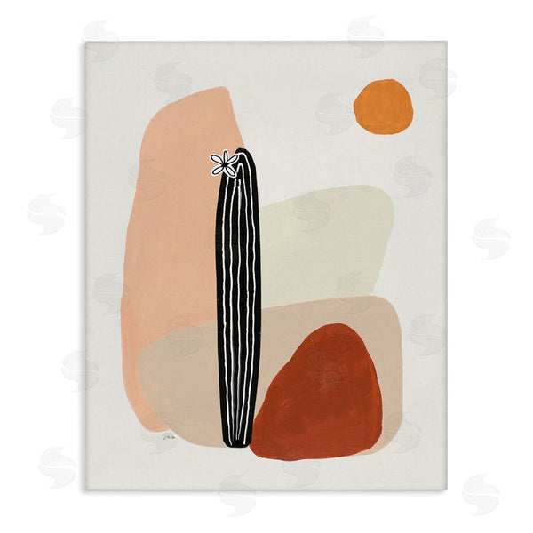 stupell industries Patricia Pinto | Brown Terracotta Landscape Desert Cactus Flower