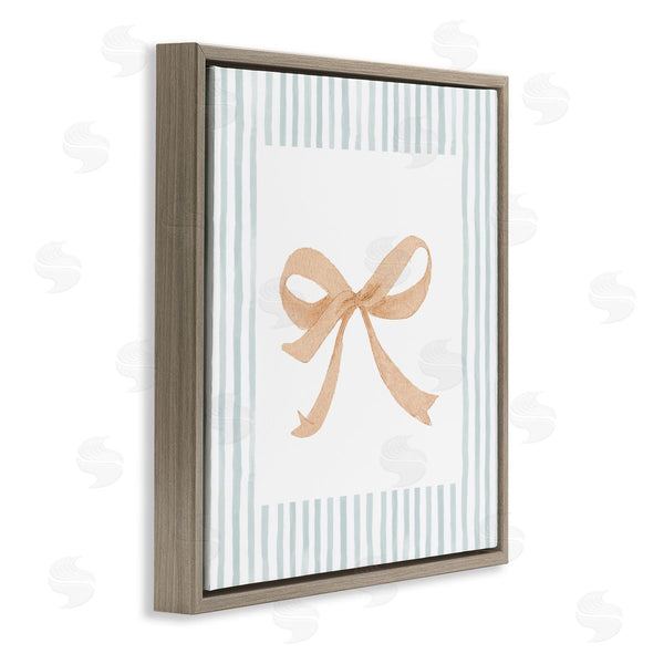 Stupell Industries PATRICIA PINTO | Chic Bow With Striped Border