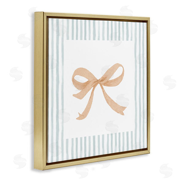 Stupell Industries PATRICIA PINTO | Chic Bow With Striped Border