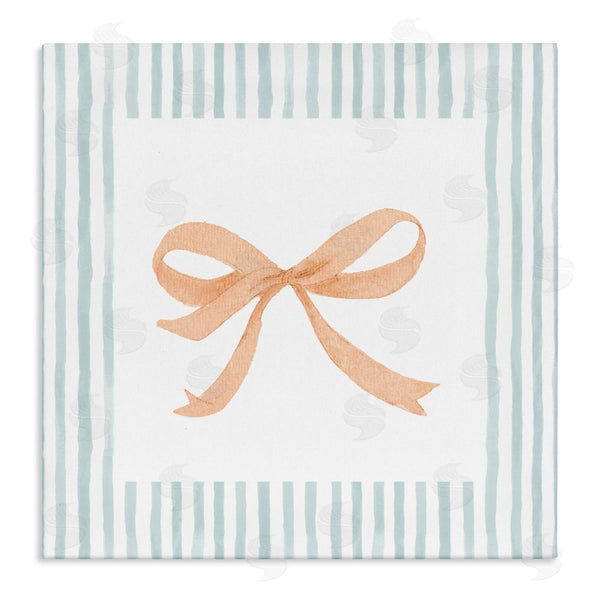 stupell industries PATRICIA PINTO | Chic Bow with Striped Border