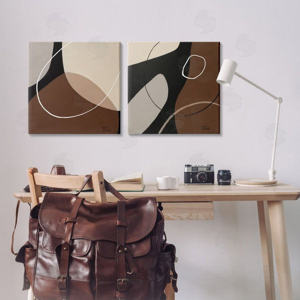Stupell Industries Patricia Pinto | Classic Abstract Neutral Shape Wall Art