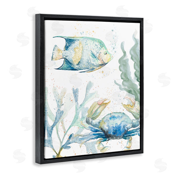 Stupell Industries Patricia Pinto | Crab And Fish Scene