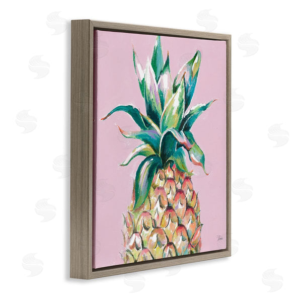 Stupell Industries Patricia Pinto | Cropped Pineapple Pink Color Pop