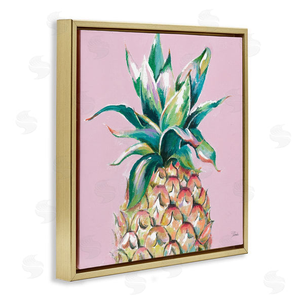 Stupell Industries Patricia Pinto | Cropped Pineapple Pink Color Pop