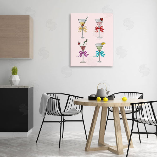 Stupell Industries Patricia Pinto | Cute Ribbon Cocktails Wall Art
