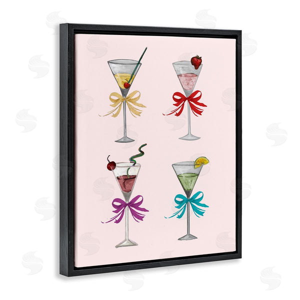 Stupell Industries Patricia Pinto | Cute Ribbon Cocktails Wall Art