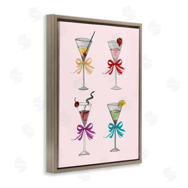 Stupell Industries Patricia Pinto | Cute Ribbon Cocktails Wall Art