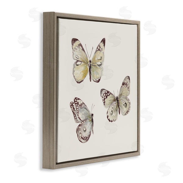 Stupell Industries Patricia Pinto | Delicate Butterflies On Beige Wall Art