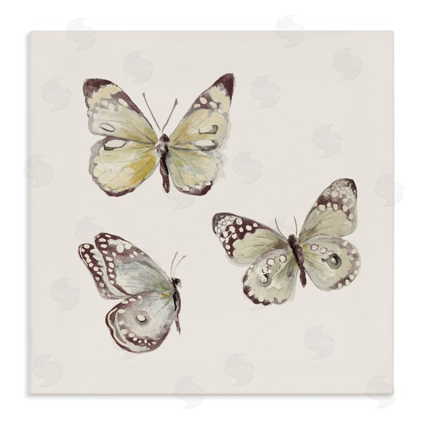 stupell industries Patricia Pinto | Delicate Butterflies on Beige Wall Art