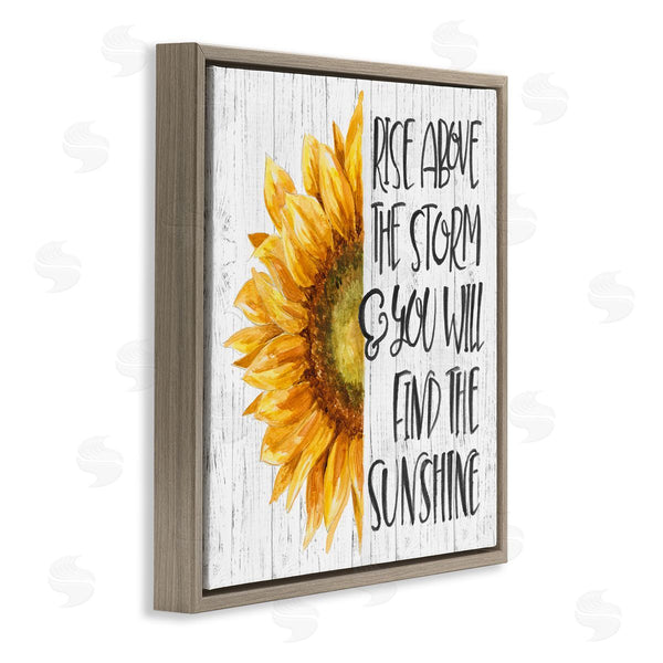 Stupell Industries Patricia Pinto | Find Sunshine Motivational Sunflower