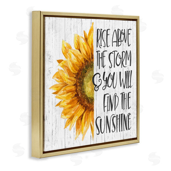 Stupell Industries Patricia Pinto | Find Sunshine Motivational Sunflower
