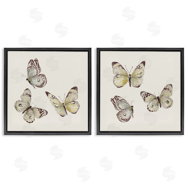 Stupell Industries Patricia Pinto | Flight Of Butterflies On Beige Wall Art
