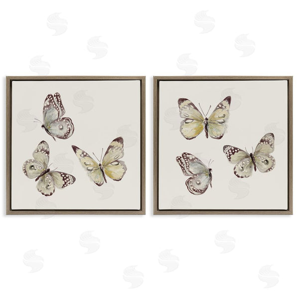 Stupell Industries Patricia Pinto | Flight Of Butterflies On Beige Wall Art