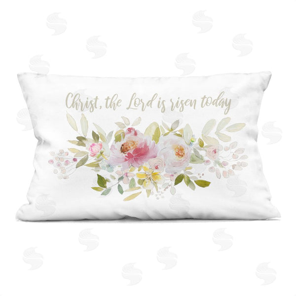 stupell industries Patricia Pinto | Floral The Lord Is Risen Printed Throw Pillow