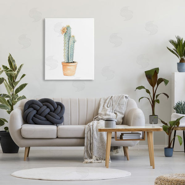 Stupell Industries Patricia Pinto | Flowering Cactus Pop Minimal Southwestern Tones Wall Art