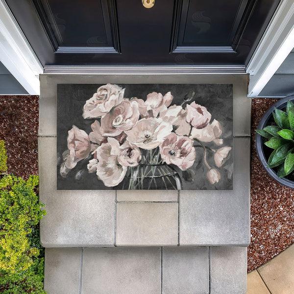 Stupell Industries Patricia Pinto | Flowers In Clear Vase Non-Woven Door Mat