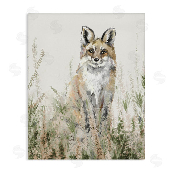 stupell industries PATRICIA PINTO | Fox In Meadow Landscape