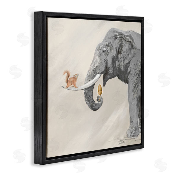 Stupell Industries Patricia Pinto | Fun Elephant And Squirrel Acorn Animals Wall Art