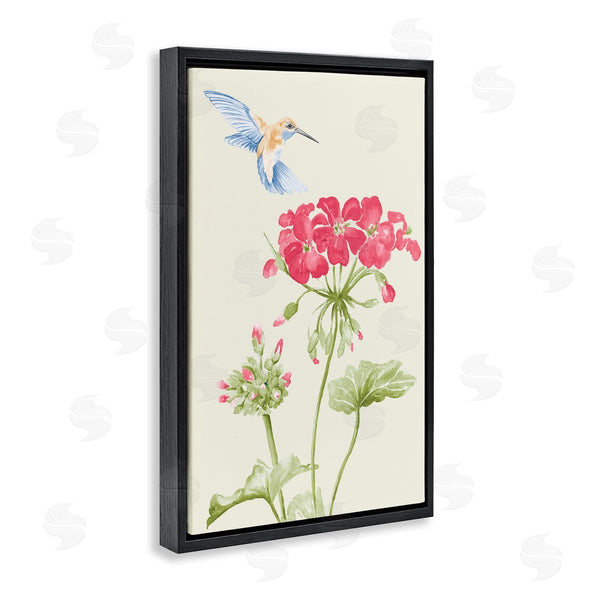 Stupell Industries Patricia Pinto | Geraniums And Hummingbird