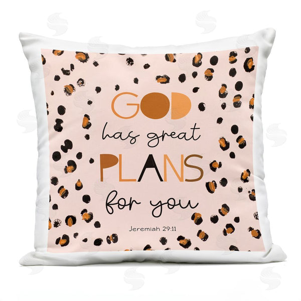 Stupell Industries Patricia Pinto | God Has Plans For You Throw Pillow