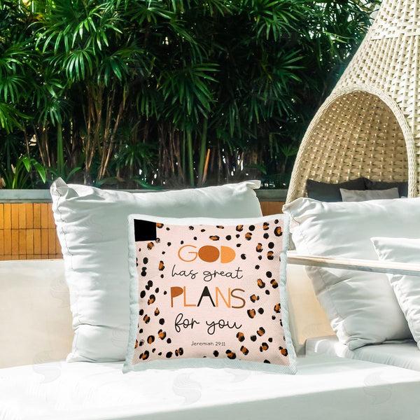 Stupell Industries Patricia Pinto | God Has Plans For You Throw Pillow