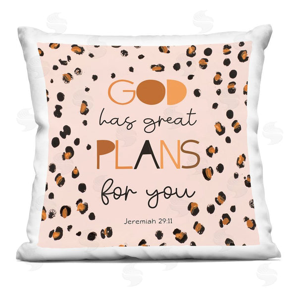 stupell industries Patricia Pinto | God Has Plans For You Throw Pillow