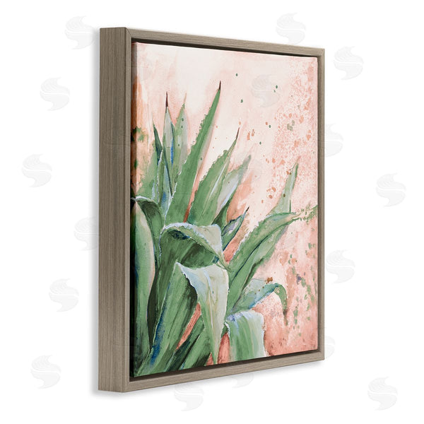 Stupell Industries Patricia Pinto | Green Succulent Plant Leaves